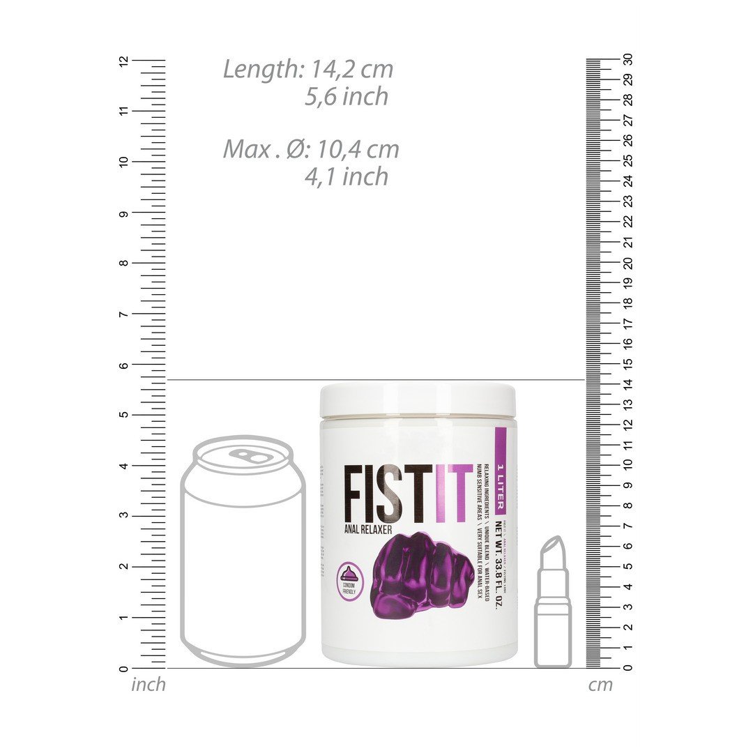 LUBRIFICANTE ANAL RELAXANTE 33.8 FL OZ 1000 ML FIST IT - Image 6