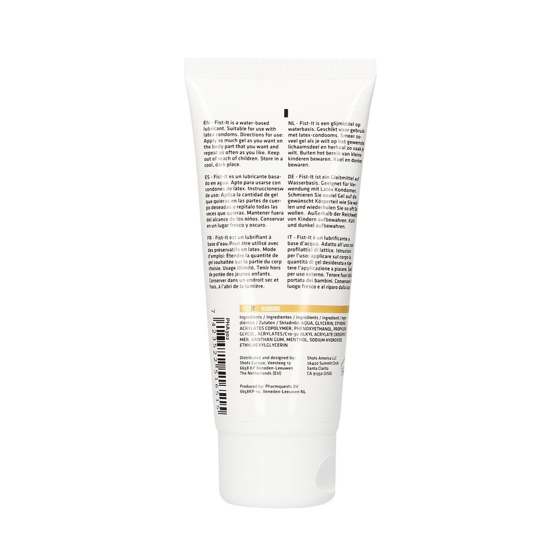 LUBRIFICANTE PARA FISTING NUMBING 3.4 FL OZ 100 ML FIST IT - Image 2