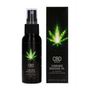 ÓLEO DE MASSAGEM COM CBD CANNABIS 2 FL OZ 50 ML PHARMQUESTS