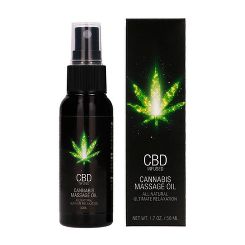 ÓLEO DE MASSAGEM COM CBD CANNABIS 2 FL OZ 50 ML PHARMQUESTS