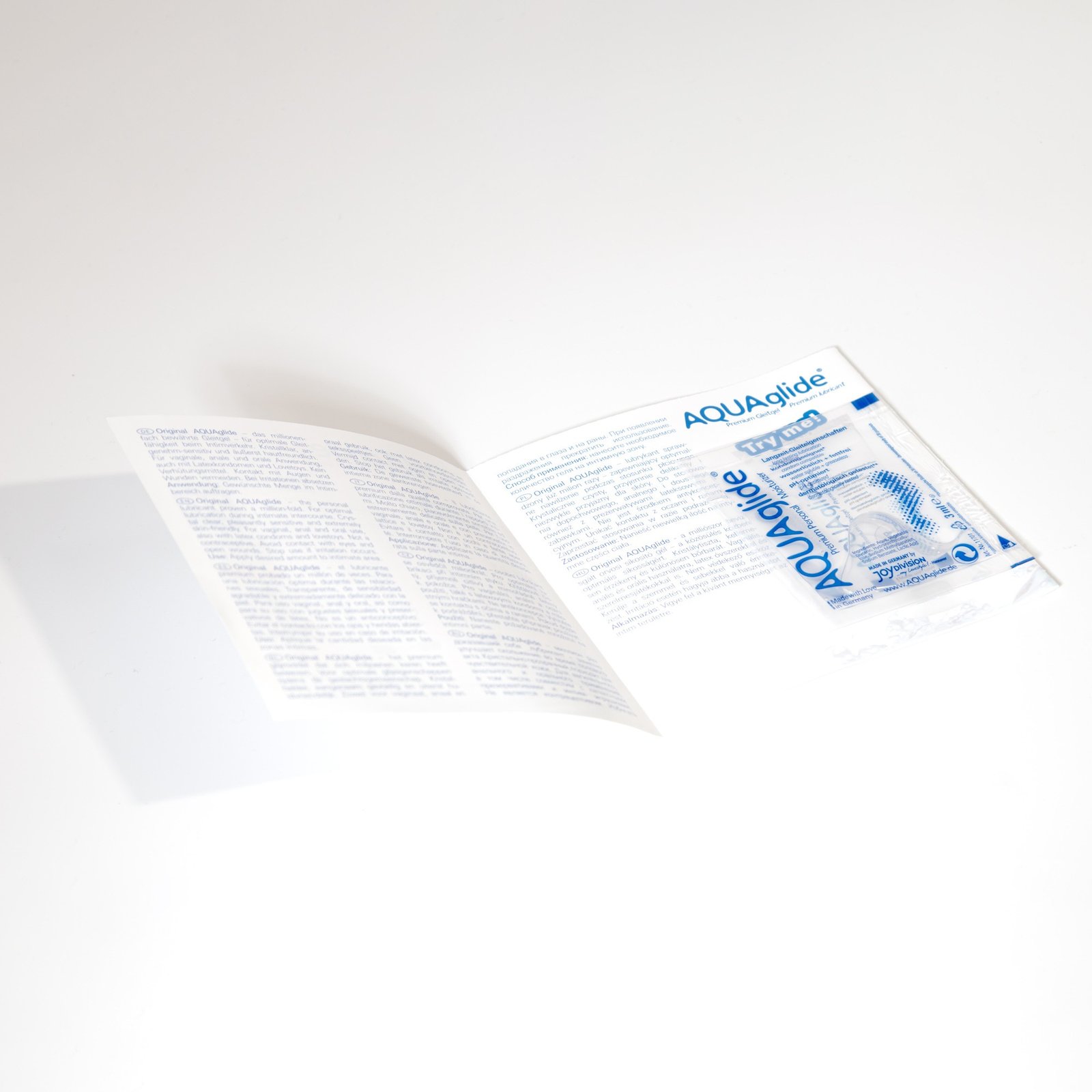 FOLHETO INFORMATIVO COM SAQUETA DE LUBRIFICANTE AQUAGLIDE NEUTRO 3 ML - Image 3