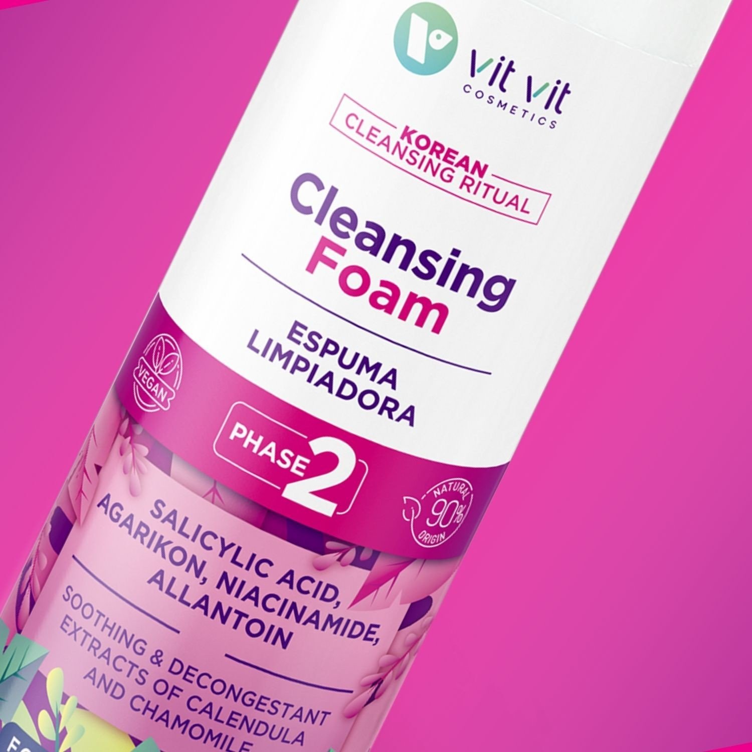 ESPUMA DE LIMPEZA KOREAN BEAUTY NOURISHING AND CLEANSER BALM VIT VIT COSMETICS 150ML - Image 4