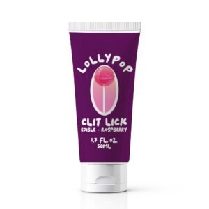 GEL PARA SEXO ORAL COM SABOR A FRAMBOESA LOLLYPOP CLIT LICK 1.7 FL OZ/ 50 ML PHARMQUESTS