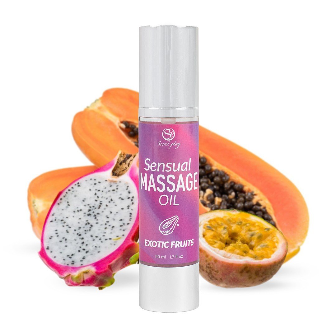 ÓLEO DE MASSAGEM AROMA FRUTAS EXÓTICAS 50 ML SECRET PLAY