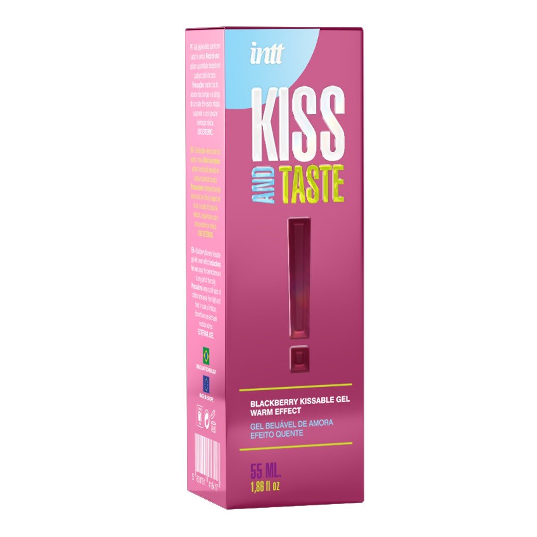 GEL BEIJÁVEL COM EFEITO CALOR KISS AND TASTE AROMA AMORA INTT 55ML - Image 3