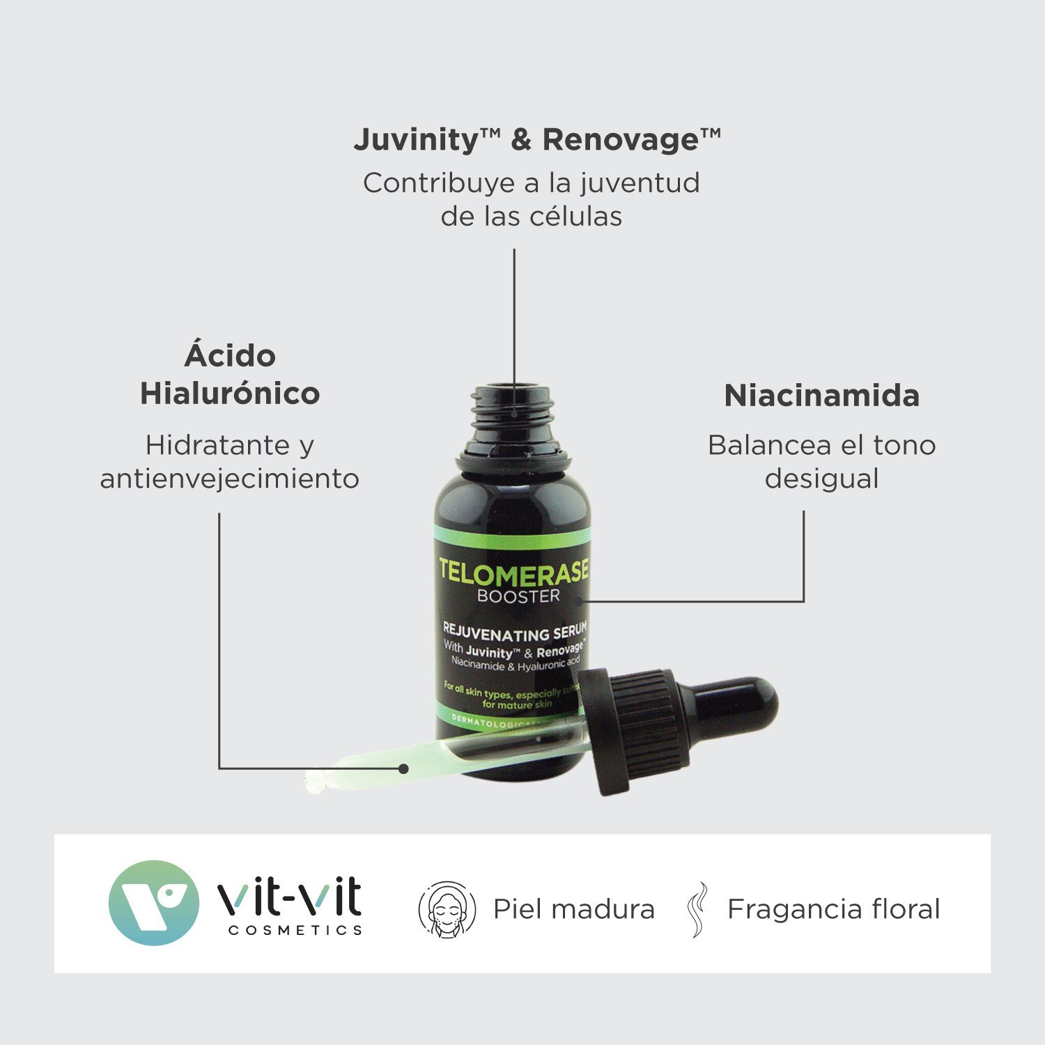 SERÚM TELOMERASE BOOSTER VIT VIT COSMETICS 30ML - Image 2