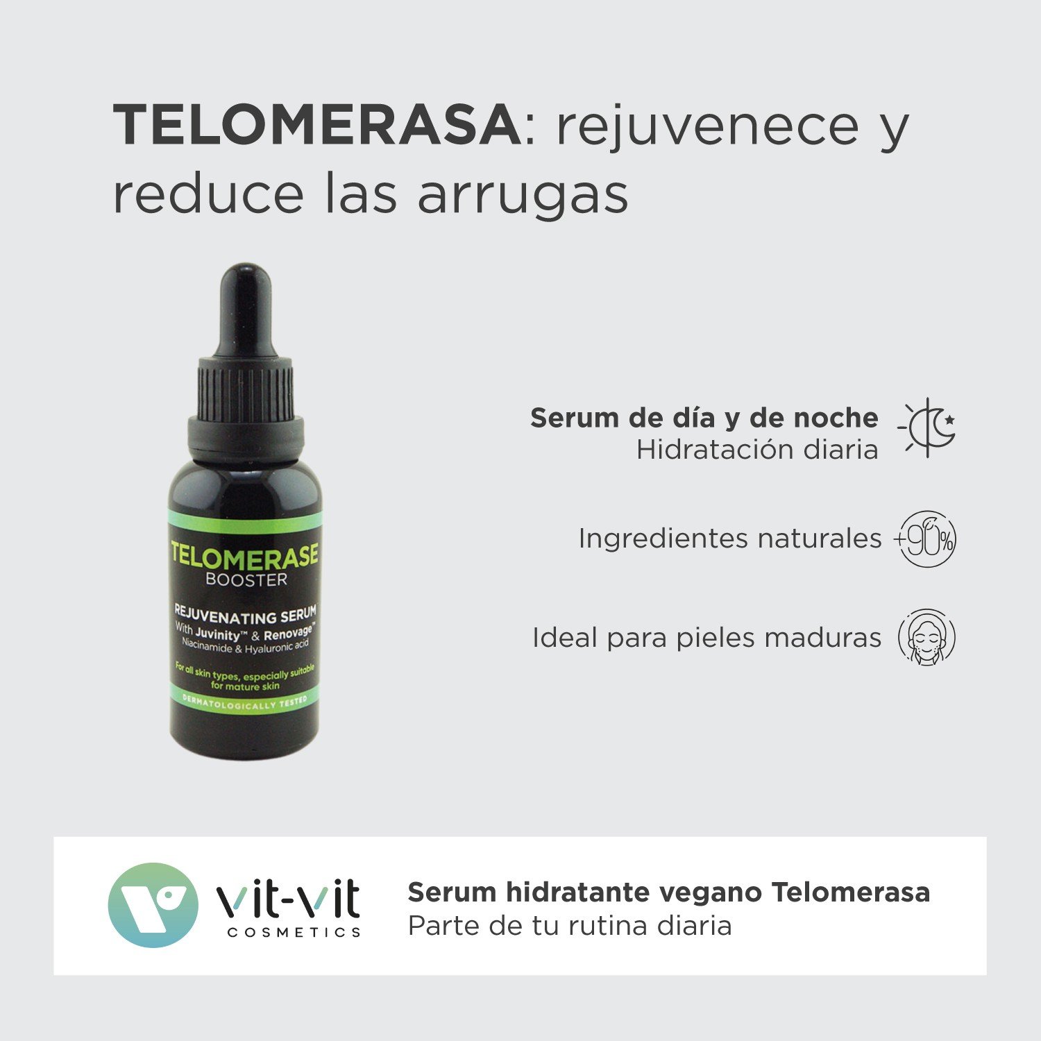 SERÚM TELOMERASE BOOSTER VIT VIT COSMETICS 30ML - Image 4