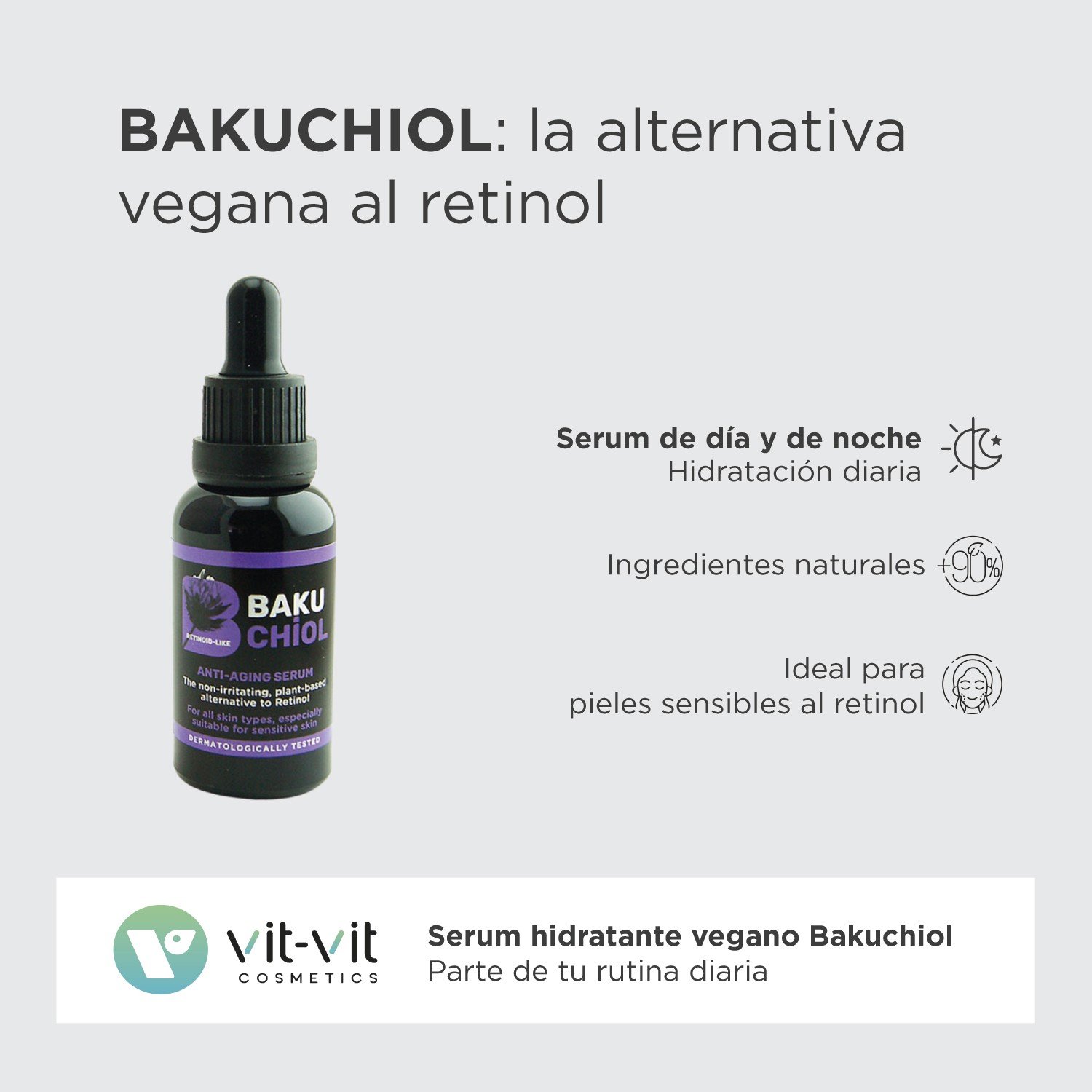 SERÚM ANTI-IDADE BAKUCHIOL VIT VIT COSMETICS 30ML - Image 3